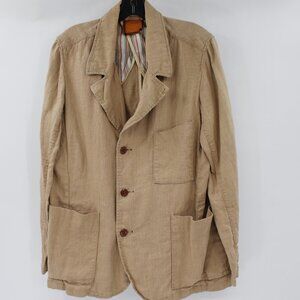 KATO Tool project sport coat mens medium three button field chore utility cotton